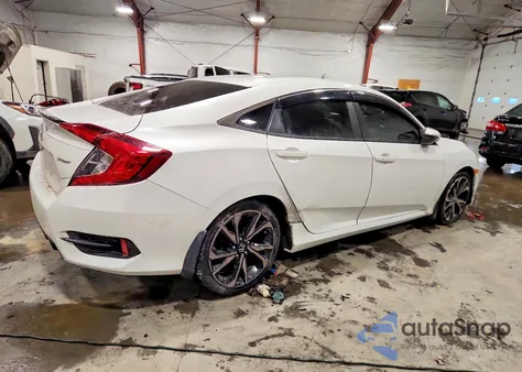 2020 Honda Civic Sport z USA, uszkodzony, nr VIN 2HGFC2F86LH557362